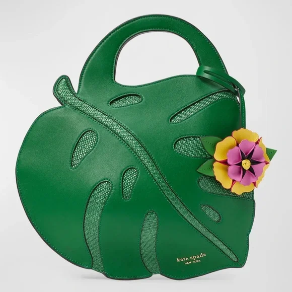 kate spade Bags Host Pick Kate Spade Playa Straw Leather Top